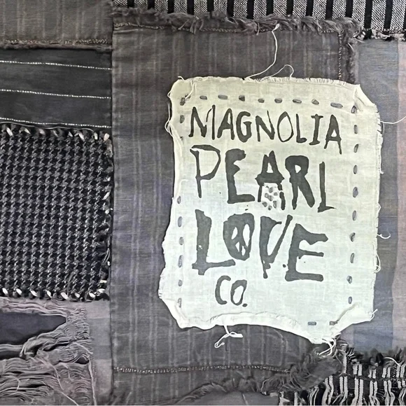 Magnolia Pearl Black and Gray Patchwork Nikha Vest - Picture 3 of 10